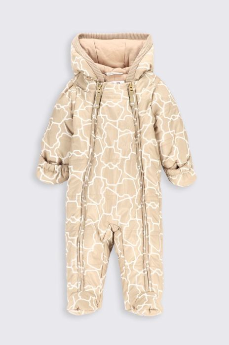 Дитячий зимовий комбінезон Coccodrillo колір бежевий Дитячий зимовий комбінезон Coccodrillo колір бежевий