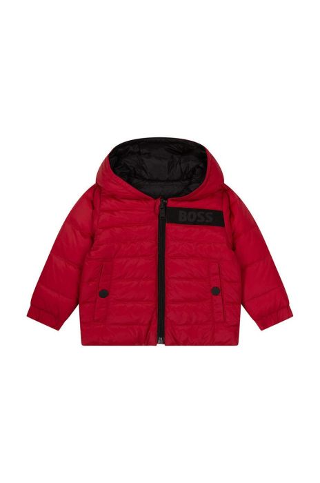 Дитяча двостороння пухова куртка BOSS колір червоний (2698088) Дитяча двостороння пухова куртка BOSS колір червоний (2698088)