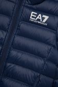Дитяча пухова куртка EA7 Emporio Armani колір синій Дитяча пухова куртка EA7 Emporio Armani колір синій