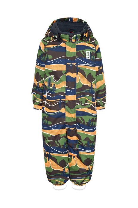 Дитячий комбінезон Lego Wear колір зелений Дитячий комбінезон Lego Wear колір зелений