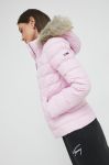Пухова куртка Tommy Jeans жіноча колір фіолетовий зимова (2500342) Пухова куртка Tommy Jeans жіноча колір фіолетовий зимова (2500342)