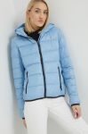 Куртка HUGO жіноча колір бірюзовий перехідна Куртка HUGO жіноча колір бірюзовий перехідна