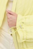 Куртка BOSS жіноча колір жовтий перехідна oversize Куртка BOSS жіноча колір жовтий перехідна oversize