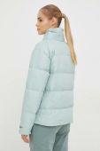 Пухова куртка Reebok жіноча колір зелений зимова