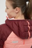 Пухова куртка Puma жіноча колір помаранчевий перехідна Пухова куртка Puma жіноча колір помаранчевий перехідна