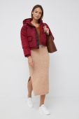 Куртка Pepe Jeans жіноча колір бордовий зимова (2696166)