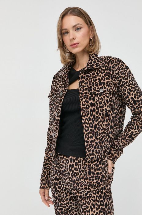 Вельветова куртка Guess перехідна колір барвистий Вельветова куртка Guess перехідна колір барвистий