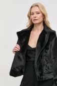 Куртка Guess жіноча колір чорний перехідна (2804256)