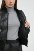 Куртка-бомбер Guess жіночий колір чорний зимова oversize Куртка-бомбер Guess жіночий колір чорний зимова oversize