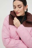 Куртка Noisy May ales жіноча колір рожевий зимова Куртка Noisy May ales жіноча колір рожевий зимова