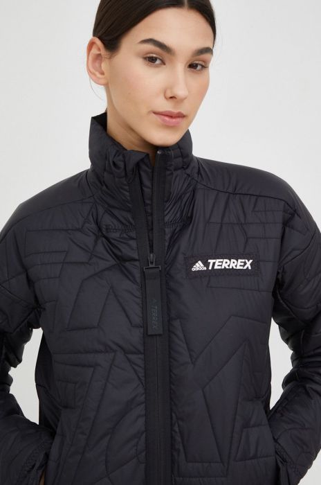 Спортивна куртка adidas TERREX Myshelter колір чорний Спортивна куртка adidas TERREX Myshelter колір чорний