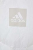 Пухова куртка adidas Performance жіноча колір білий зимова Пухова куртка adidas Performance жіноча колір білий зимова