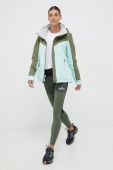 Roxy Куртка Free Jet Block колір зелений Roxy Куртка Free Jet Block колір зелений