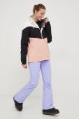 Куртка Roxy winter haven колір рожевий