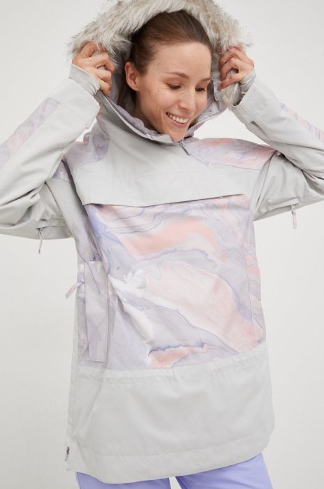 Куртка Roxy Chloe Kim колір рожевий Куртка Roxy Chloe Kim колір рожевий