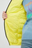 Куртка BOSS жіноча колір жовтий перехідна Куртка BOSS жіноча колір жовтий перехідна