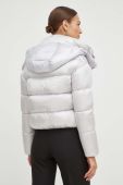 Пухова куртка Patrizia Pepe жіноча колір білий зимова Пухова куртка Patrizia Pepe жіноча колір білий зимова