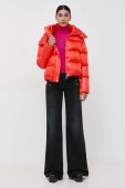 Пухова куртка Patrizia Pepe жіноча колір помаранчевий зимова Пухова куртка Patrizia Pepe жіноча колір помаранчевий зимова