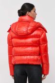 Пухова куртка Patrizia Pepe жіноча колір помаранчевий зимова Пухова куртка Patrizia Pepe жіноча колір помаранчевий зимова