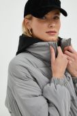 Куртка Sisley жіноча колір сірий зимова oversize Куртка Sisley жіноча колір сірий зимова oversize