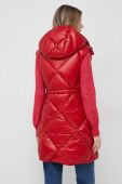 Пухова безрукавка Hetrego Dixie жіноча колір червоний зимова