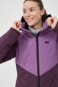 Гірськолижна куртка Helly Hansen Alpine колір фіолетовий Гірськолижна куртка Helly Hansen Alpine колір фіолетовий