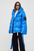 Пухова куртка MMC STUDIO Jesso жіноча зимова oversize колір блакитний Пухова куртка MMC STUDIO Jesso жіноча зимова oversize колір блакитний