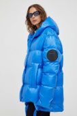 Пухова куртка MMC STUDIO Jesso жіноча зимова oversize колір блакитний Пухова куртка MMC STUDIO Jesso жіноча зимова oversize колір блакитний