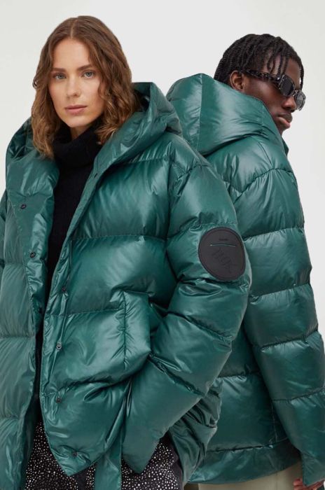 Пухова куртка MMC STUDIO Jesso жіноча колір зелений зимова oversize (3519388) Пухова куртка MMC STUDIO Jesso жіноча колір зелений зимова oversize (3519388)