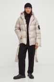 Пухова куртка MMC STUDIO Jesso жіноча колір бежевий зимова oversize (2585193)