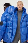 Пухова куртка MMC STUDIO Jesso Gloss жіноча зимова oversize колір блакитний Пухова куртка MMC STUDIO Jesso Gloss жіноча зимова oversize колір блакитний