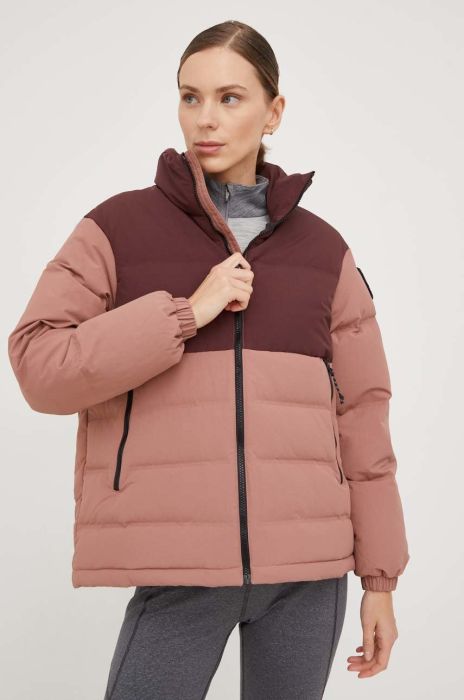 Пухова куртка Jack Wolfskin жіноча колір рожевий зимова (2804320) Пухова куртка Jack Wolfskin жіноча колір рожевий зимова (2804320)