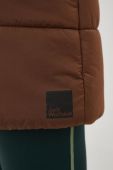 Безрукавка Jack Wolfskin жіночий колір коричневий зимовий