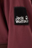 Куртка Jack Wolfskin жіноча колір бордовий перехідна Куртка Jack Wolfskin жіноча колір бордовий перехідна