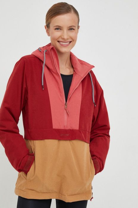 Гірськолижна куртка Protest Prtmoorena колір рожевий Гірськолижна куртка Protest Prtmoorena колір рожевий