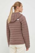 Спортивна пухова куртка The North Face Belleview колір коричневий