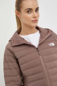 Спортивна пухова куртка The North Face Belleview колір коричневий