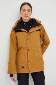 Гірськолижна куртка Volcom колір коричневий Гірськолижна куртка Volcom колір коричневий