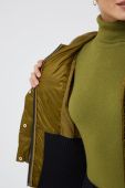 Куртка Sisley жіноча колір зелений перехідна Куртка Sisley жіноча колір зелений перехідна