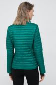 Пухова куртка Tiffi жіноча колір зелений перехідна Пухова куртка Tiffi жіноча колір зелений перехідна