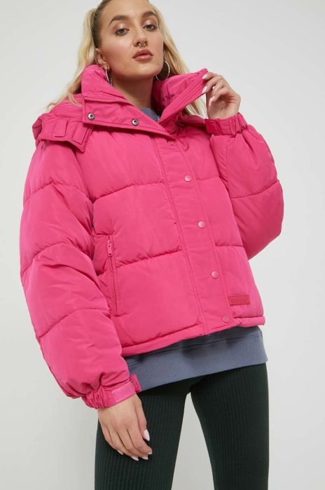 Куртка Sixth June жіноча колір рожевий перехідна oversize Куртка Sixth June жіноча колір рожевий перехідна oversize