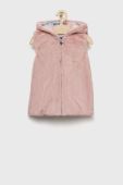 Дитяча двостороння безрукавка Guess колір рожевий Дитяча двостороння безрукавка Guess колір рожевий