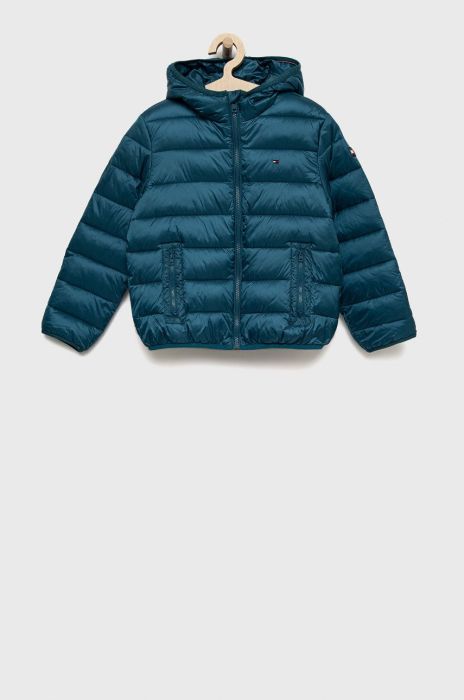 Куртка Tommy Hilfiger колір блакитний Куртка Tommy Hilfiger колір блакитний