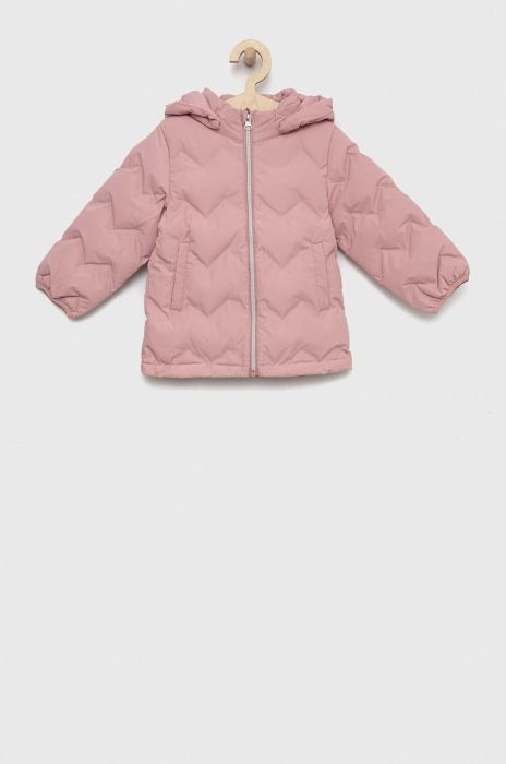 Дитяча куртка Name it колір рожевий