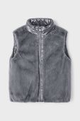 Дитяча двостороння безрукавка Mayoral колір сірий Дитяча двостороння безрукавка Mayoral колір сірий