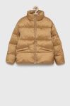 Дитяча куртка Tommy Hilfiger колір коричневий Дитяча куртка Tommy Hilfiger колір коричневий