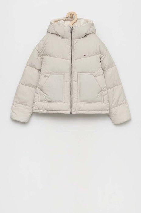 Дитяча куртка Tommy Hilfiger колір бежевий (2908254)