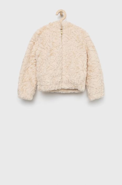 Дитяча куртка United Colors of Benetton колір бежевий (2724498) Дитяча куртка United Colors of Benetton колір бежевий (2724498)