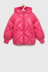 Дитяча куртка United Colors of Benetton колір рожевий (2847627) Дитяча куртка United Colors of Benetton колір рожевий (2847627)