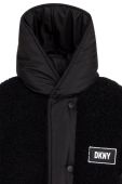Дитяча двостороння куртка Dkny колір чорний (2698323) Дитяча двостороння куртка Dkny колір чорний (2698323)
